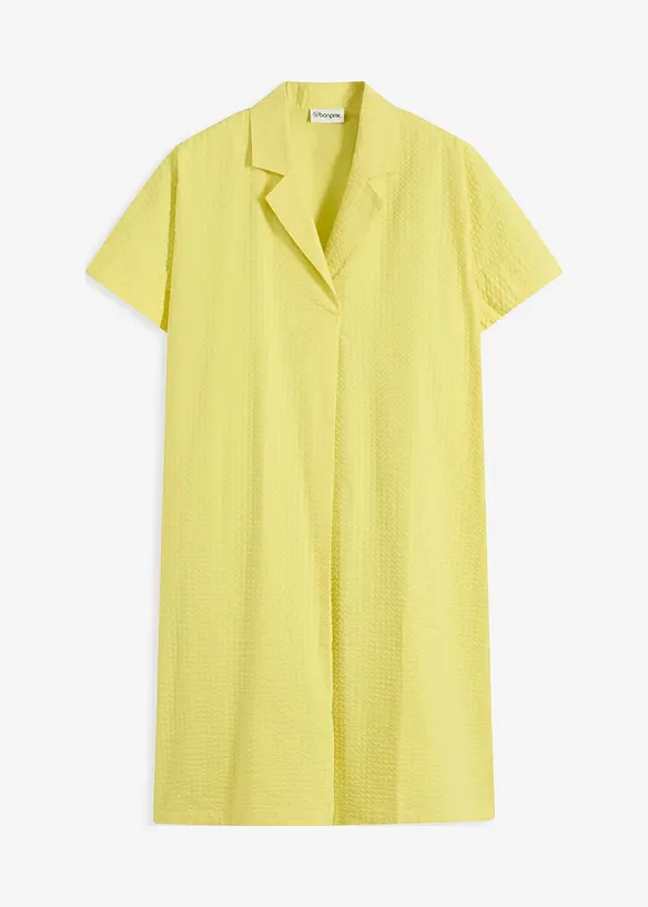 Robe ample en coton avec pli plat devant, bonprix