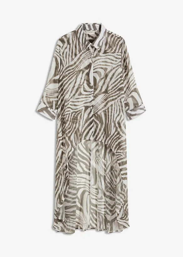 Chemisier long en crêpe, bonprix