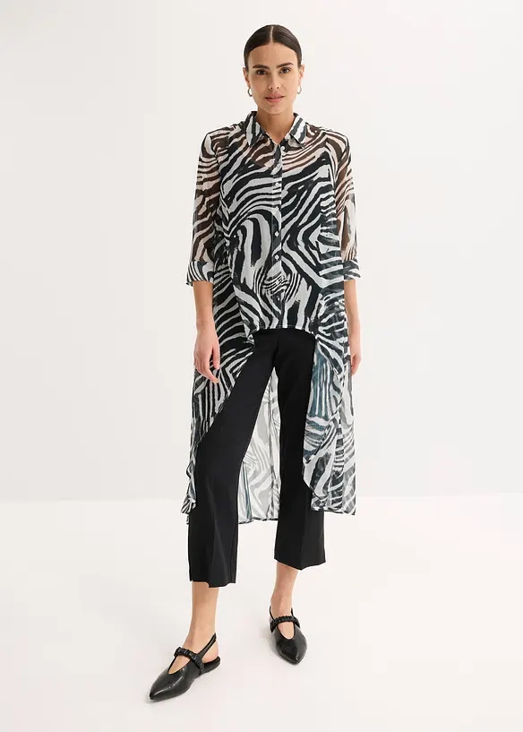 Chemisier long en crêpe, bonprix