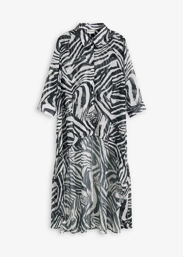 Chemisier long en crêpe, bonprix