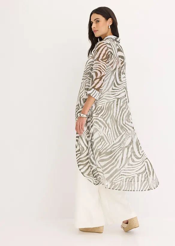 Chemisier long en crêpe, bonprix