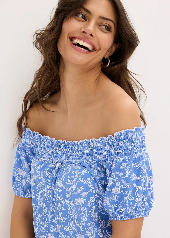 Robe col bardot, bonprix