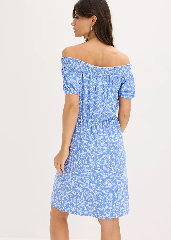 Robe col bardot, bonprix