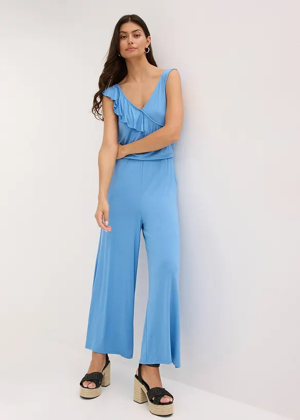 Combinaison en jersey avec volant, bonprix