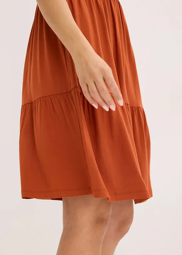 Robe à bretelles et détail noué, bonprix