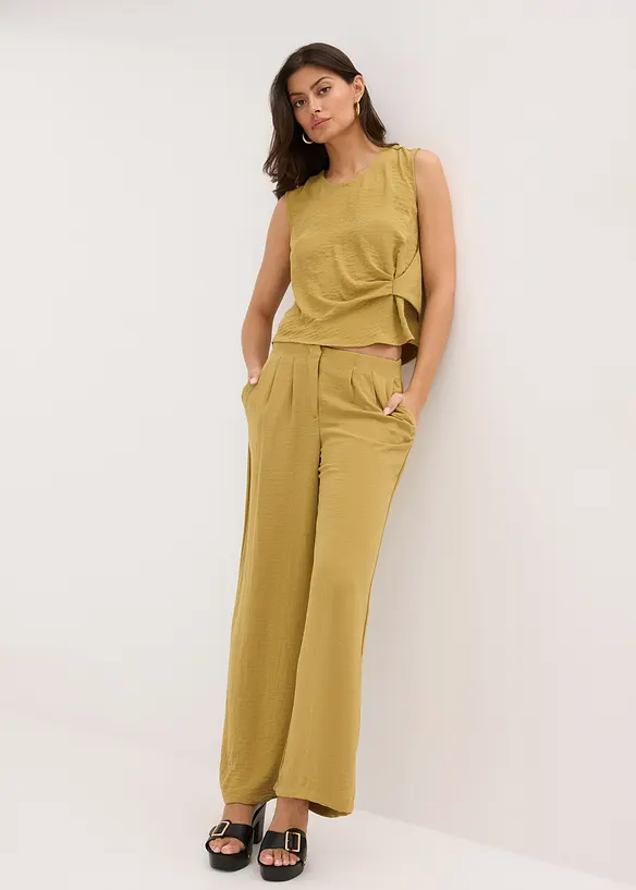 Pantalon texturé, bonprix