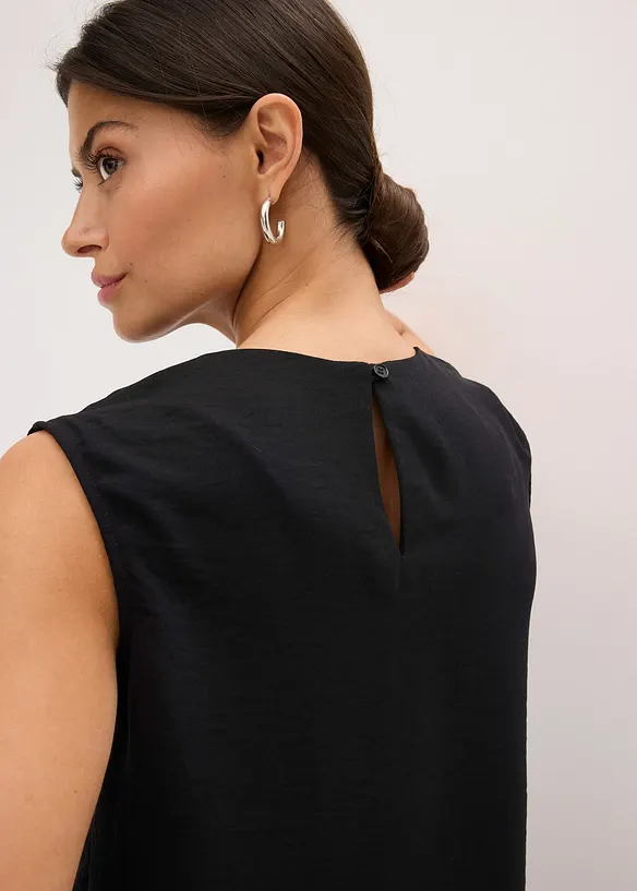 Blouse sans manches nouée sur le côté, bonprix