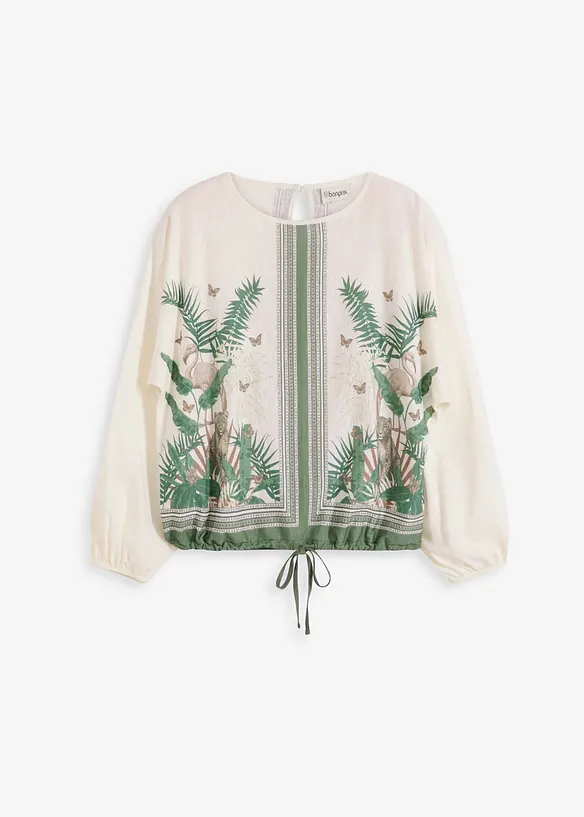 T-shirt tunique imprimé, bonprix