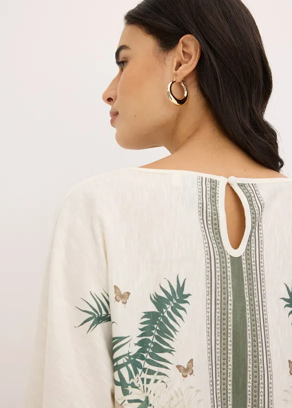 T-shirt tunique imprimé, bonprix