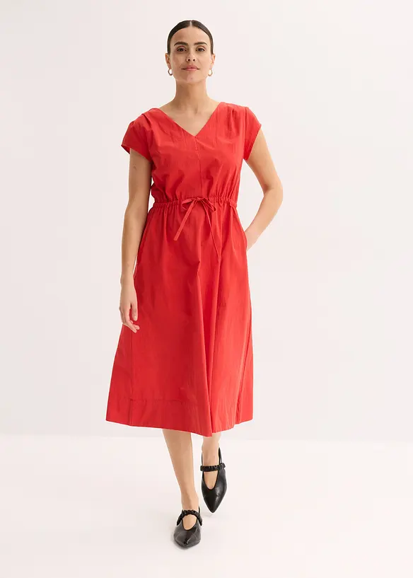 Robe en popeline de coton, bonprix