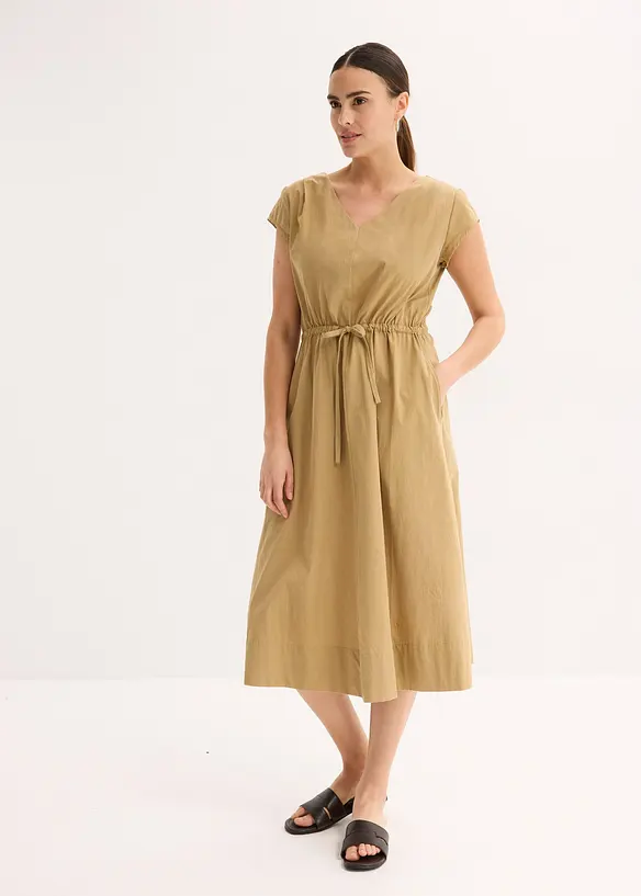 Robe en popeline de coton, bonprix