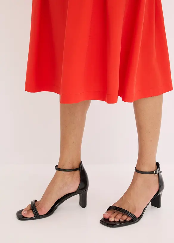 Jupe plissée en viscose mélangée, bonprix