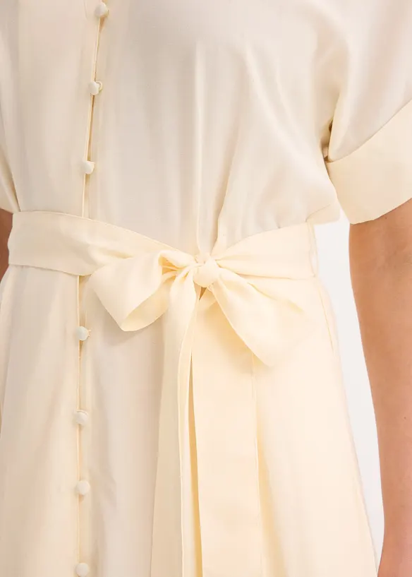 Robe-chemise avec base imprim&eacute;e, bonprix