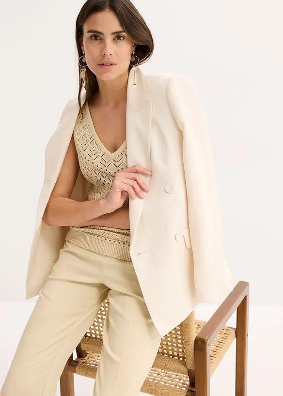 Top en maille ajourée, bonprix