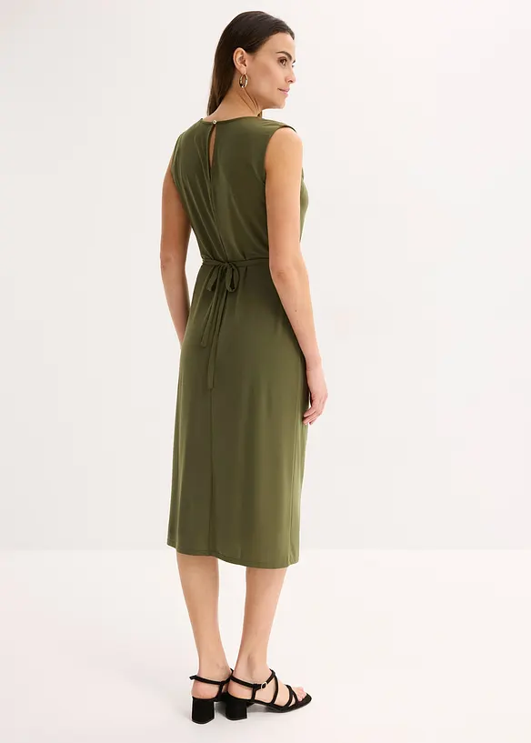 Robe en jersey avec ceinture (ens. 2 pces), bonprix