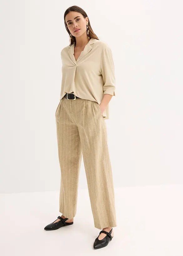 Tunique fluide en maille piquée de viscose, bonprix