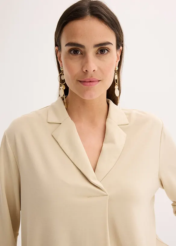 Tunique fluide en maille piquée de viscose, bonprix