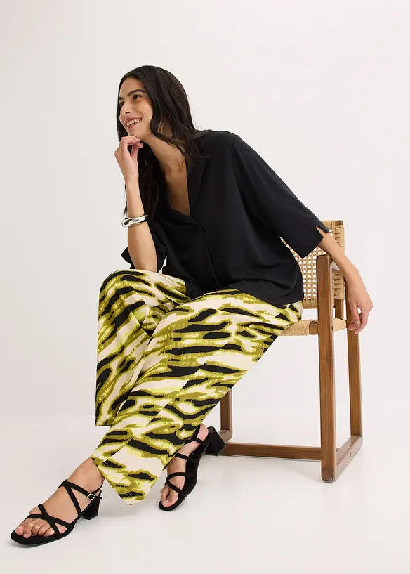 Tunique fluide en maille piquée de viscose, bonprix