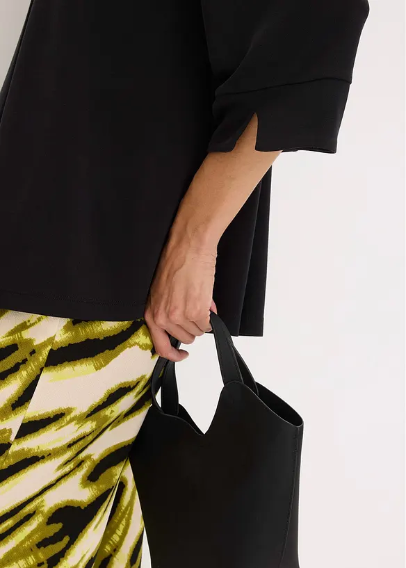 Tunique fluide en maille piquée de viscose, bonprix