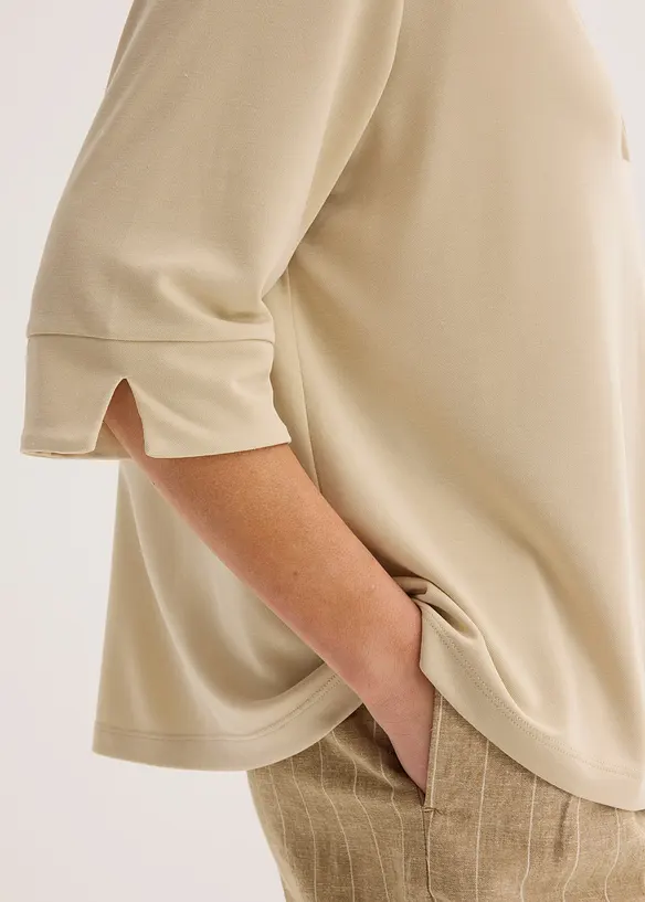 Tunique fluide en maille piquée de viscose, bonprix