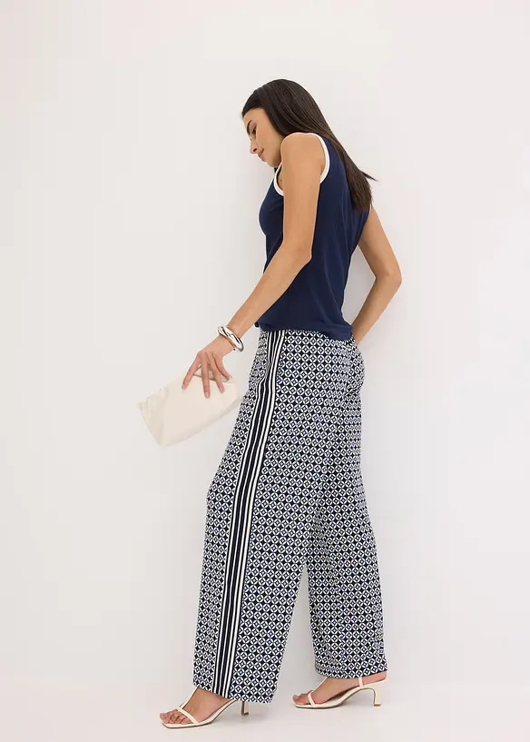 Débardeur en jersey à bordure contrastante, bonprix