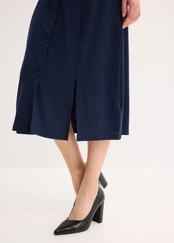 Robe fendue en jersey, bonprix