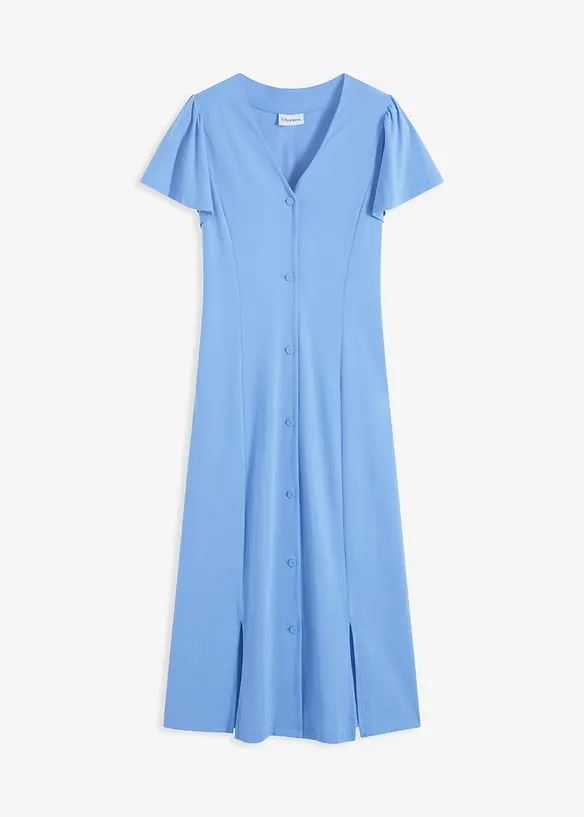 Robe fendue en jersey, bonprix