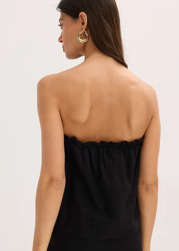 Top en lin majoritaire, bonprix