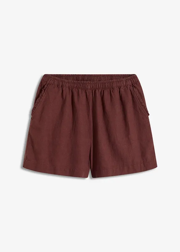 Short en lin mélangé, bonprix