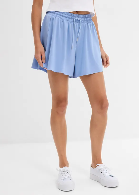 Short taille élastiquée esprit tennis, bonprix