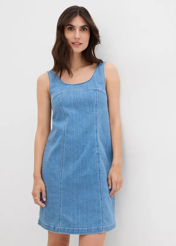 Robe en denim coton extensible, bonprix