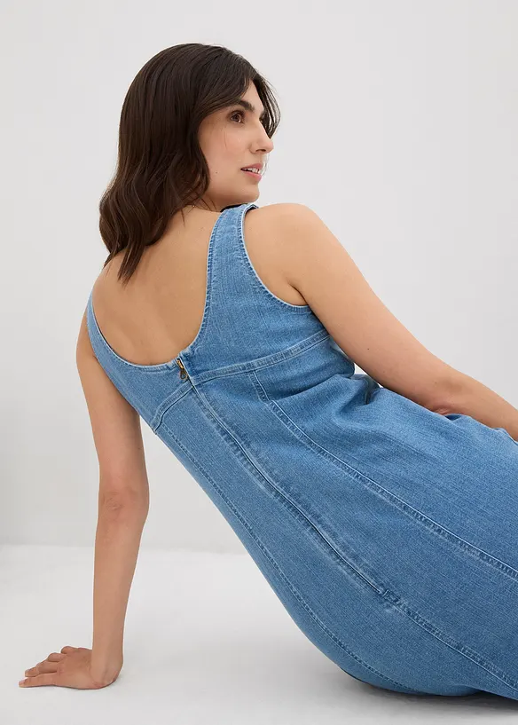 Robe en denim coton extensible, bonprix