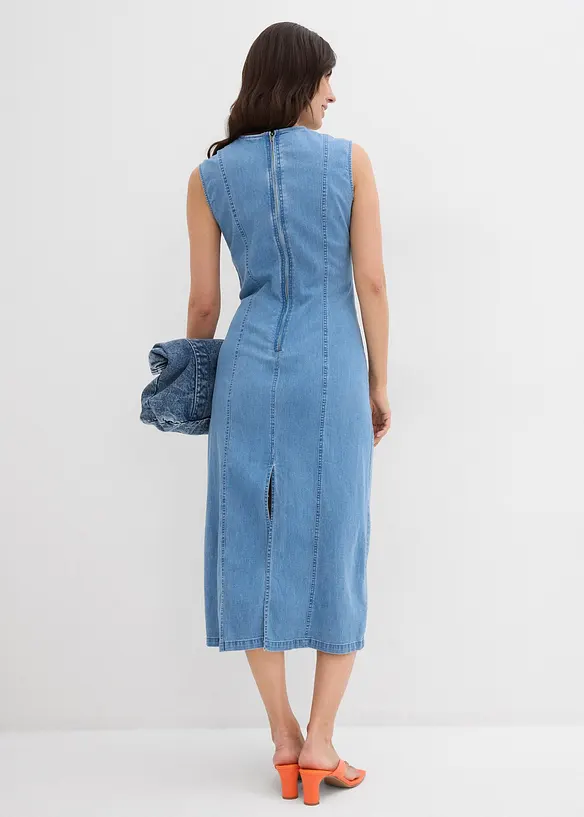 Robe en denim coton extensible, bonprix