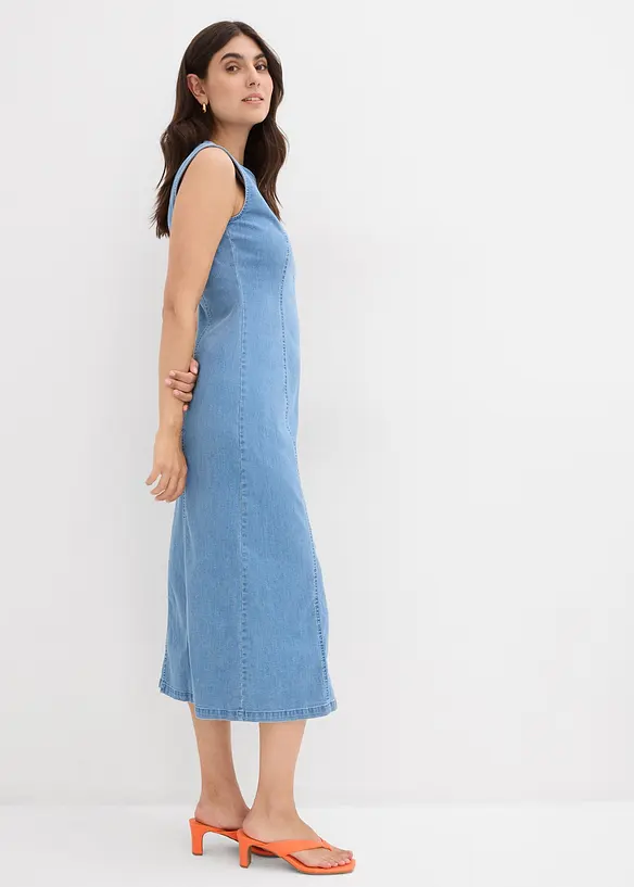 Robe en denim coton extensible, bonprix