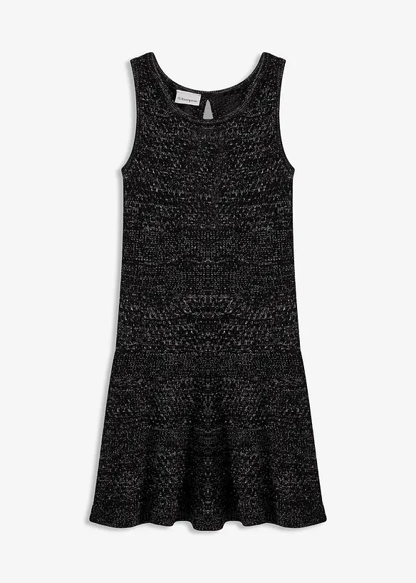 Robe en maille façon crochet, bonprix