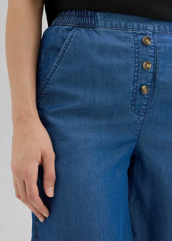 Short en Lyocell à taille élastiquée, bonprix