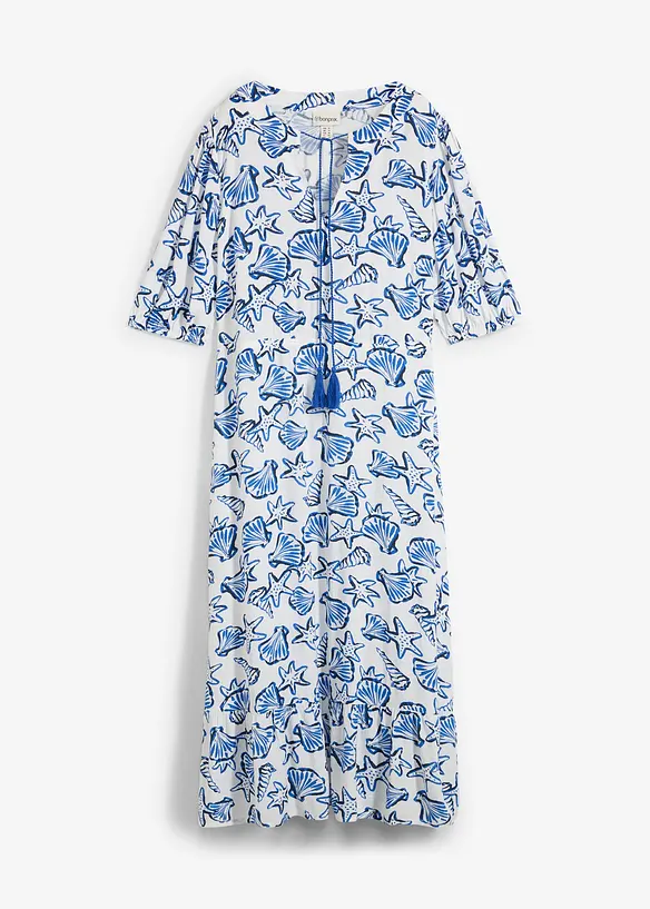 Robe ample en viscose froissée, bonprix