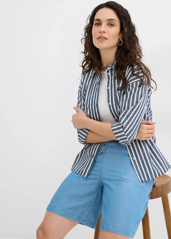 Short en Lyocell à taille élastiquée, bonprix