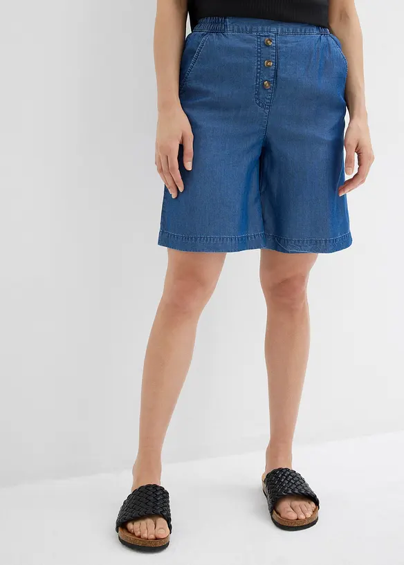Short en Lyocell à taille élastiquée, bonprix
