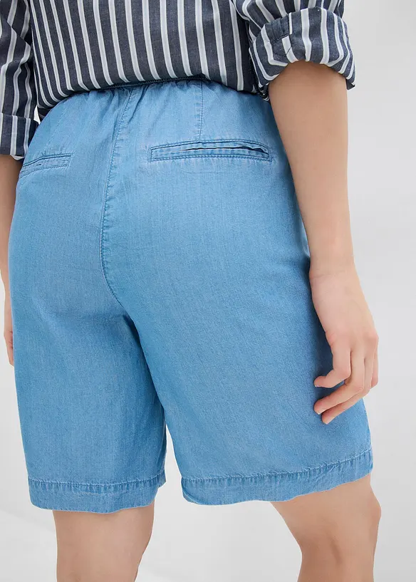 Short en Lyocell à taille élastiquée, bonprix