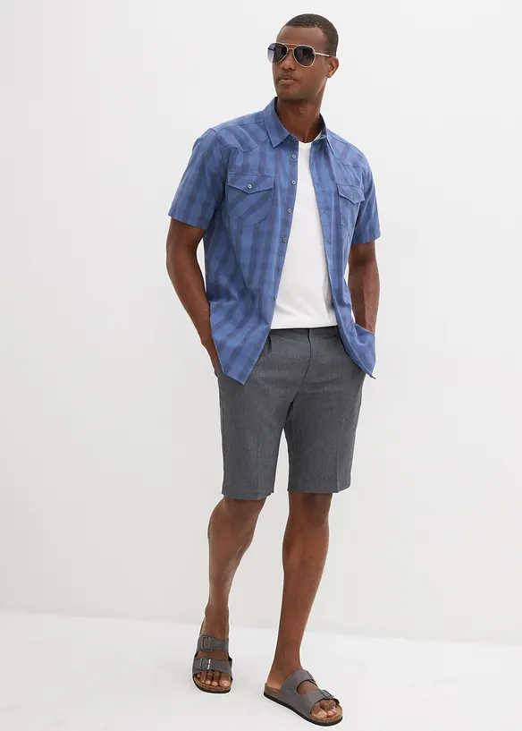 Chemise manches courtes 100% coton, bonprix