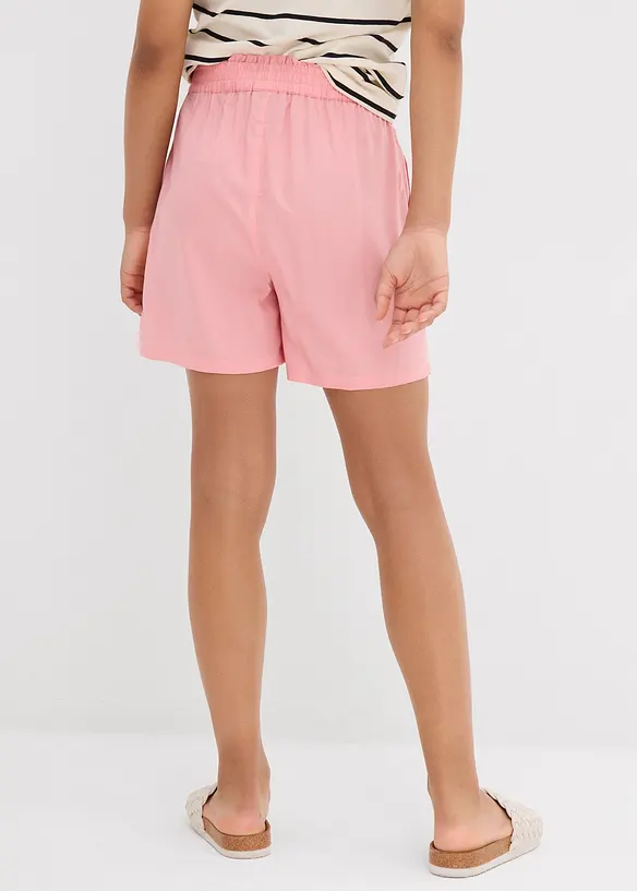 Lot de 2 shorts en viscose à taille élastiquée, bonprix