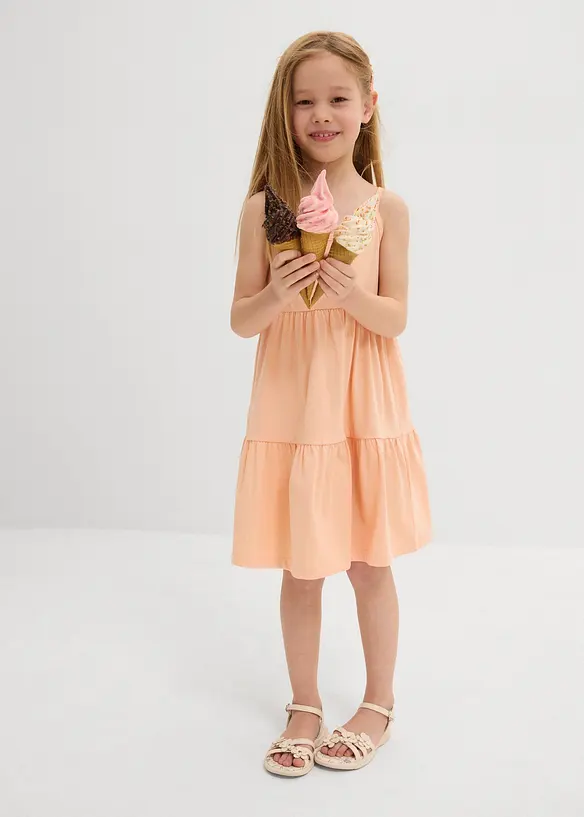 Lot de 2 robes en jersey 100% coton, bonprix