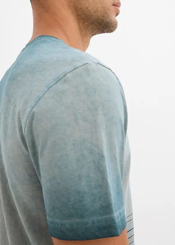 T-shirt aspect délavé en coton, bonprix