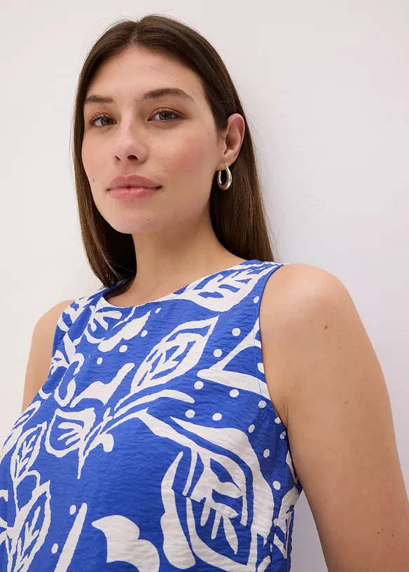 Blouse sans manches imprimée, bonprix