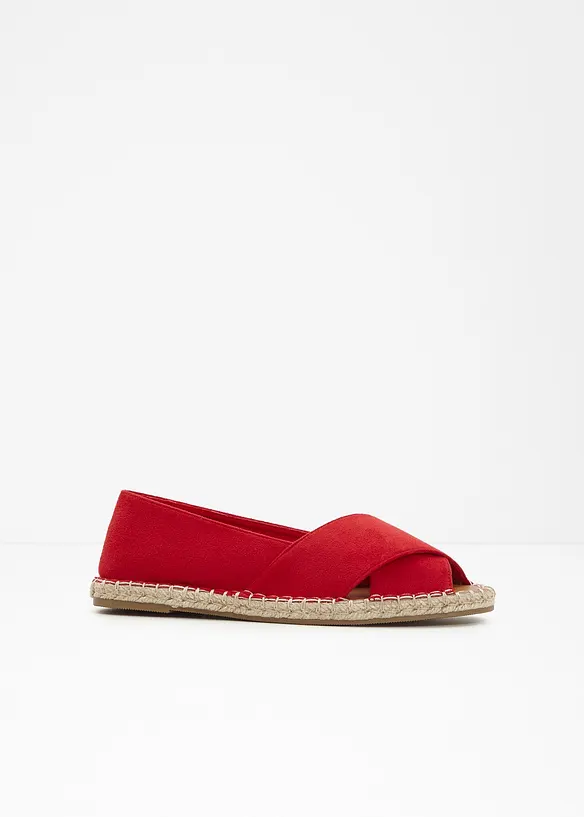 Espadrilles détail peep-toe, bonprix