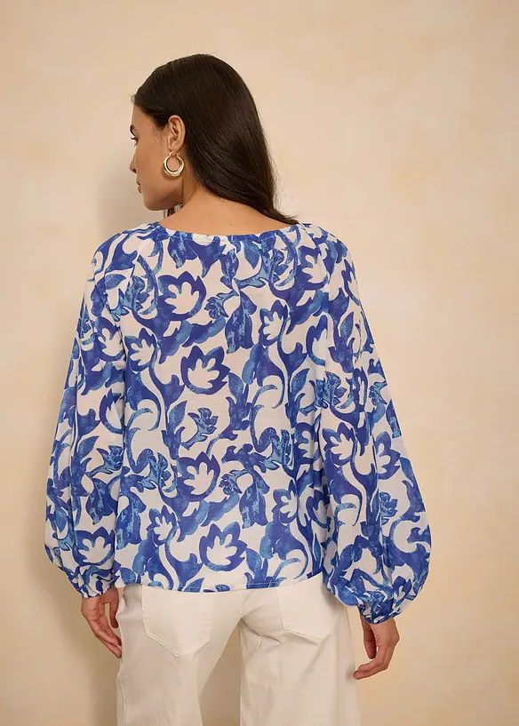 Blouse-tunique imprimée, bonprix