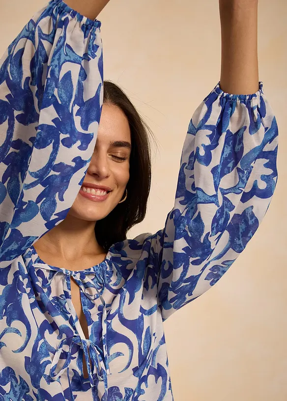 Blouse-tunique imprimée, bonprix