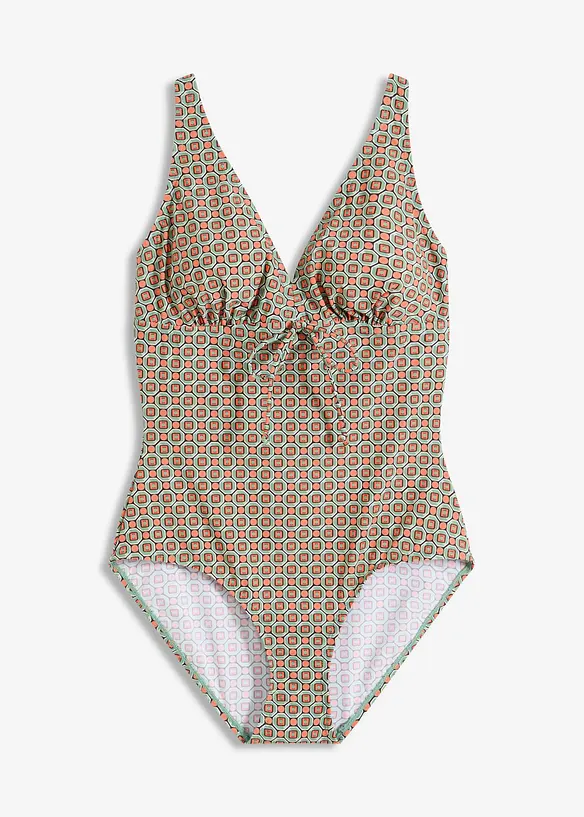 Maillot 1 pièce sculptant, maintien léger, bonprix