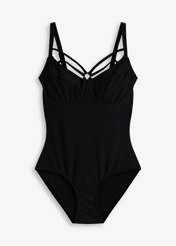 Maillot 1 pièce sculptant minimiseur à armatures, maintien léger, bonprix